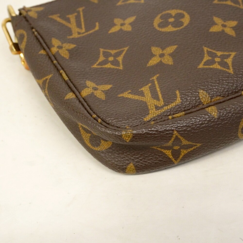 LOUIS VUITTON Brown Monogram Pochette Pouch - Picture 7 of 12